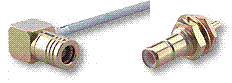 SMB female and male cable connector